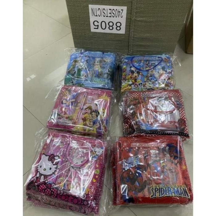 

------] paket set ulang tahun 8805 zipper besar satuan
