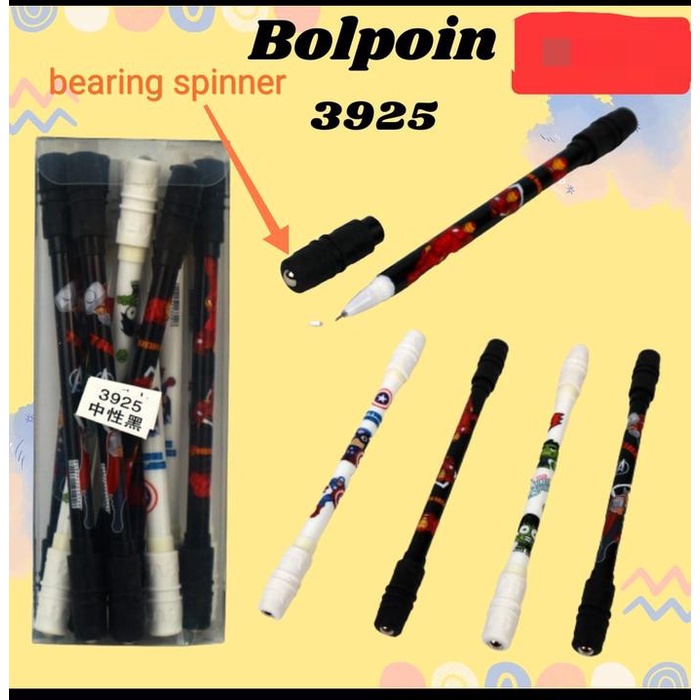 

:::::::] ballpoint led spinning atau bearing polos spinner tanpa lampu baling