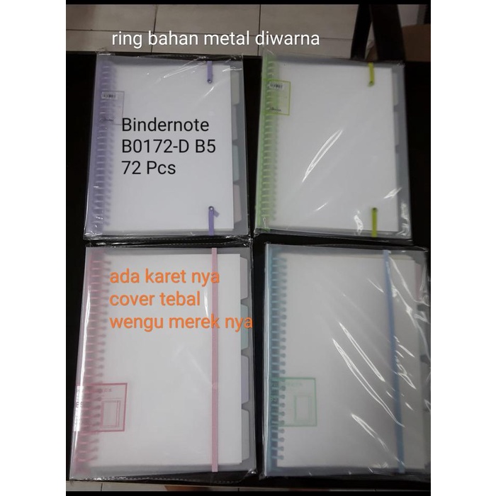 

Buruan serbu] map looseleaf wengu a5 tali warna isi 55 lembar plus sekat b0172 ring