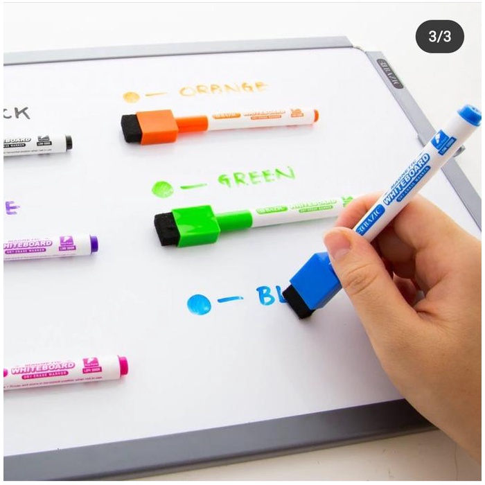 

<<<<<] spidol whiteboard bazic 6 warna ada 2 varian