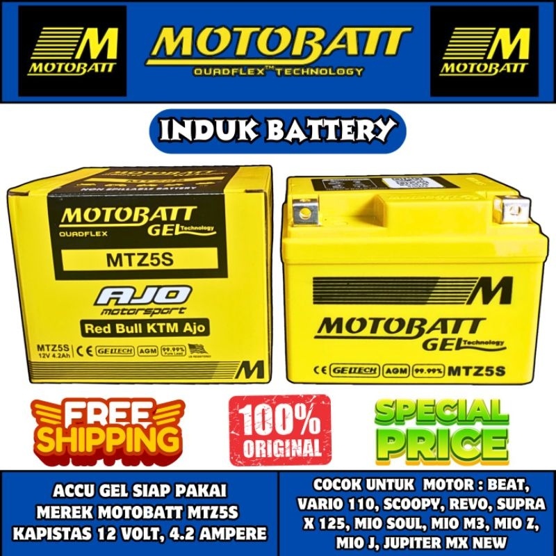 Aki Motor Yamaha MIO J Mio GEAR Mio M3 Mio GT Mio Soul Mio Z Mio S Mio Aerox 125 Xeon Karbu Xeon RC