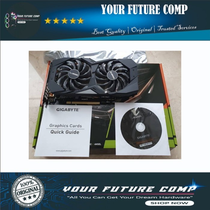 [Expert] VGA Gigabyte GTX 1660 6GB SUPER GTX1660 6 GB SUPER GDDR6 Gaming