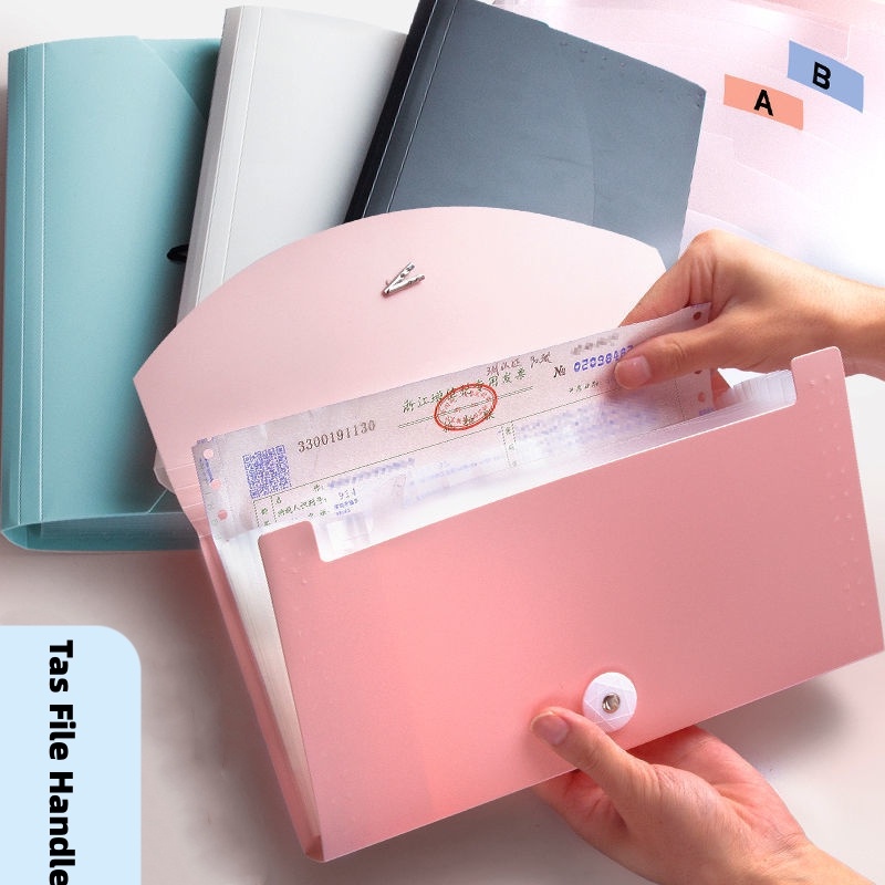 

Tas File Handle/File folder document bag/ Tas dokumen file 13 sekat