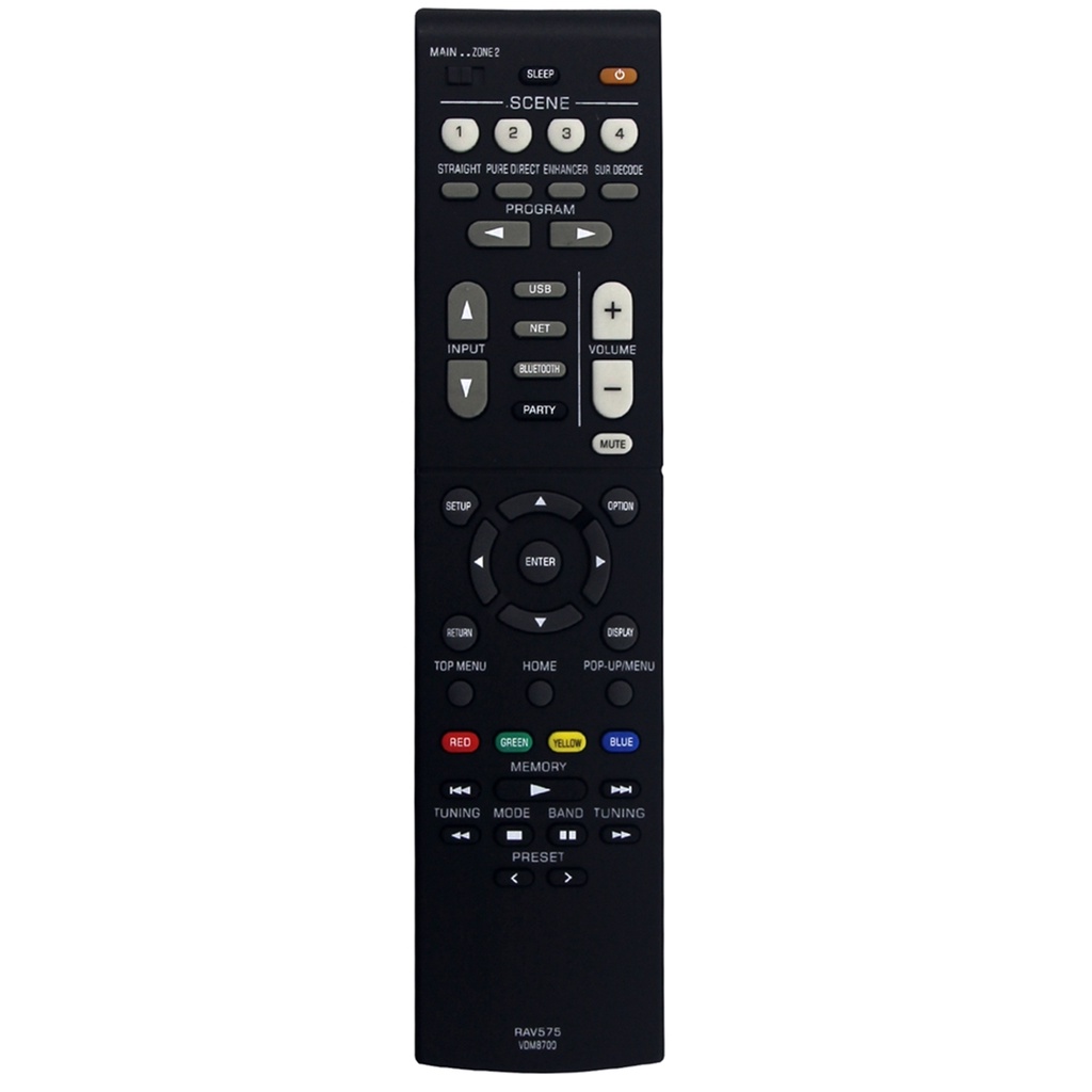 RAV575 Replacement Remote Control for Yamaha RXV6A TSR700 TSR-700 TSR 700 Receiver System RX-V6A TSR