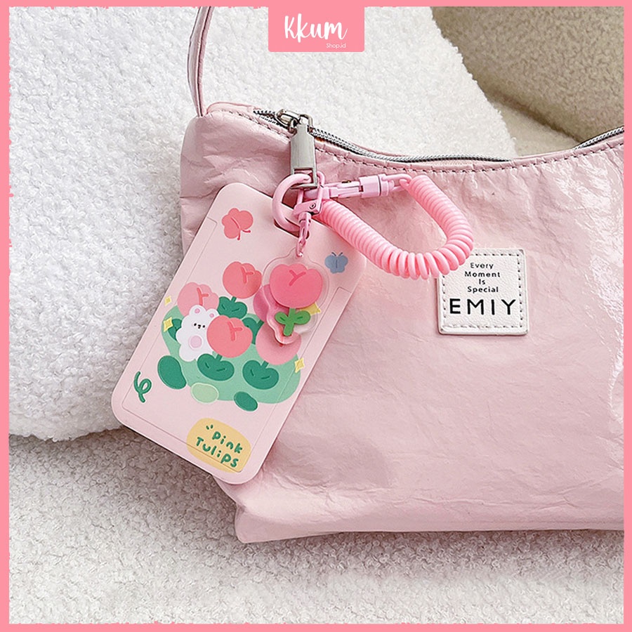

ID Card holder/ Name tag gantungan kartu cute/ Kartu akses MRT Busway lanyard