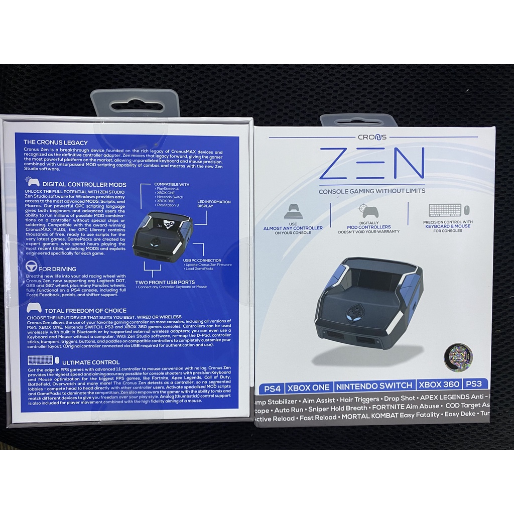 New Cronus Zen for PS4/Switch/Xbox Series X/S/Xbox One/ Mouse Keyboard Controller KeyPad PC Adapter 