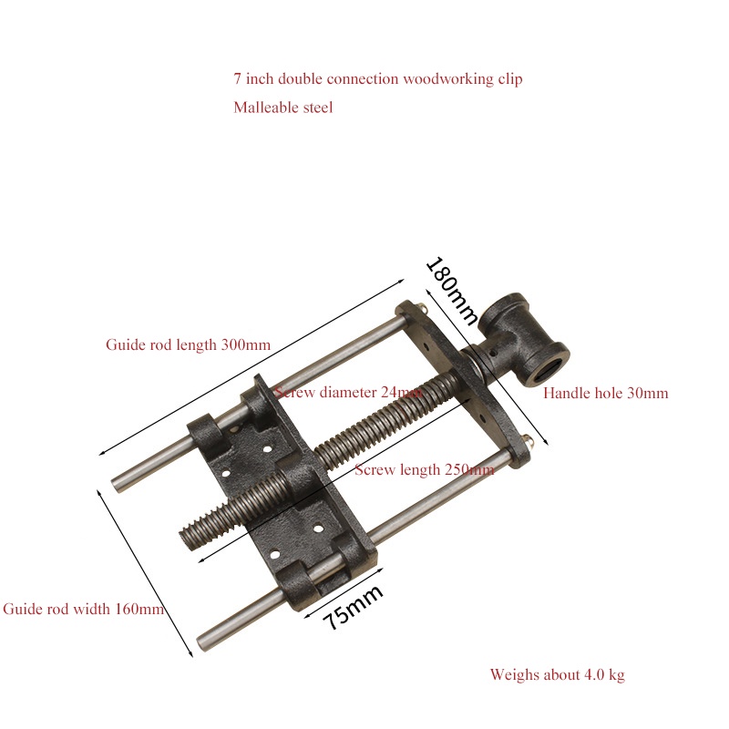7/10.5 Inch Woodworking Vise, Woodworking Table Clamp Table Clamp Vise Vise Woodworking Fixture,