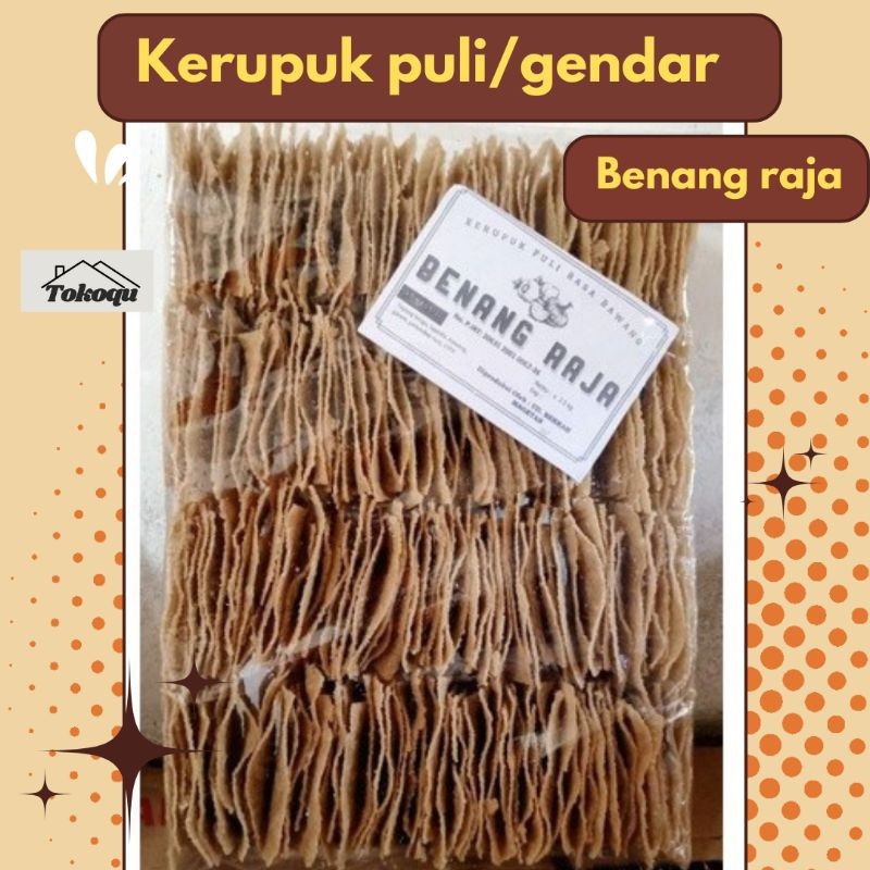 

Kerupuk puli mentah/ kerupuk gendar mentah/ kerupuk lempeng mentah/ kerupuk nasi benang raja 1kg