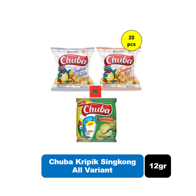 

Chuba Kripik Singkong 12gr pack 20 pcs