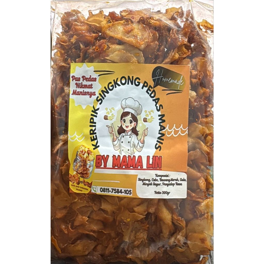 

Keripik Singkong Pedas Manis Mama Lin
