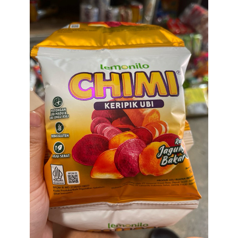 

Lemonilo CHIMI ALL VARIAN 1renceng 10pcs 10gr keripik ubi