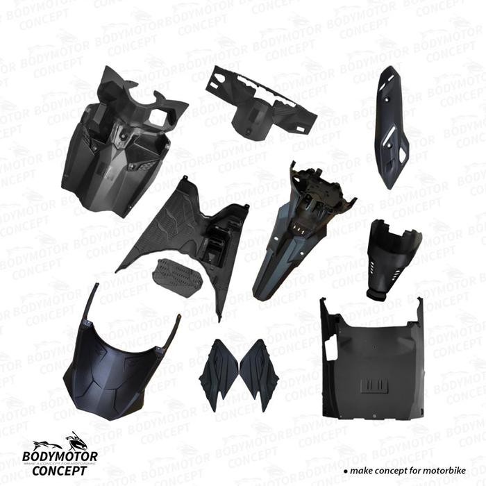 COVER FULL BODY KASAR VARIO 125 150 LED OLD 2015 2016 2017 FULL SET