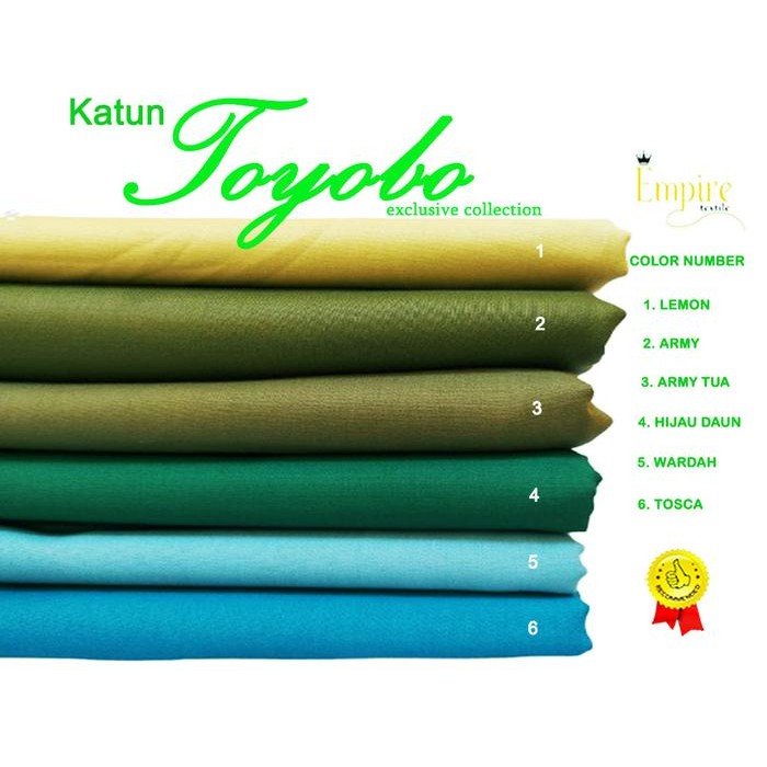 BIG SALE Kain Toyobo Royal mix Fodu Deluxe Harga per 0.5 m