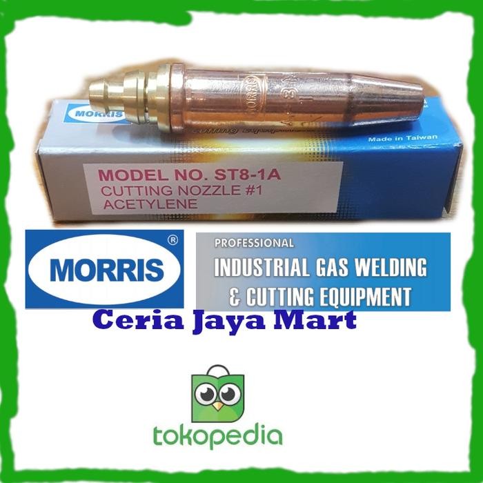 Menarik Cutting Tips St8 No 1 Morris Acetylene No 1 / St 8 - 1A Strong 8 Acet