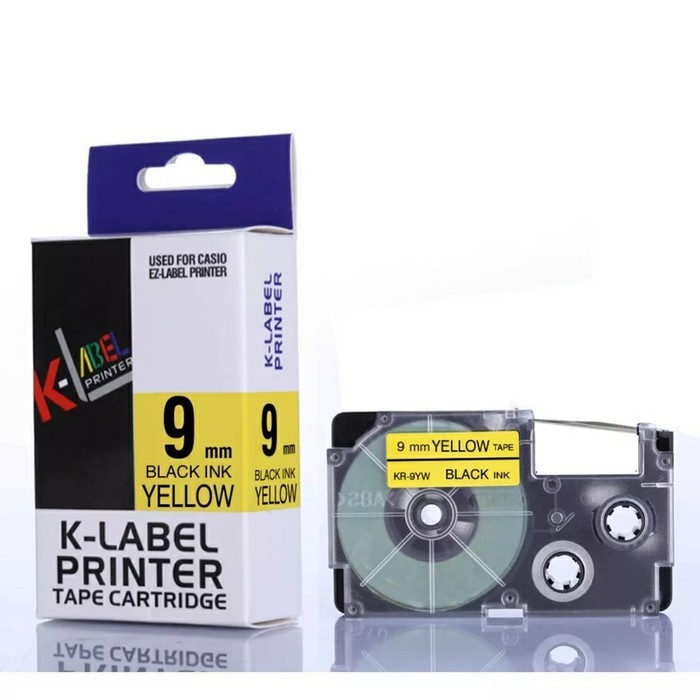 

Kertas K Label Printer EZ Label 9 MM 12MM 18MM Compatible Tape Cartridge Bisa Untuk kl 120 kl 820 kl
