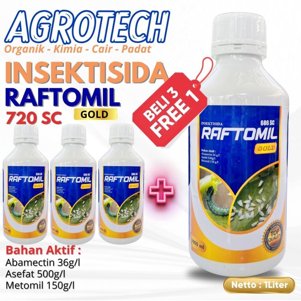RAFTOMIL GOLD 686SC INSEKTISIDA ABAMECTIN PENGENDALI HAMA SERANGGA PENGGANGGU