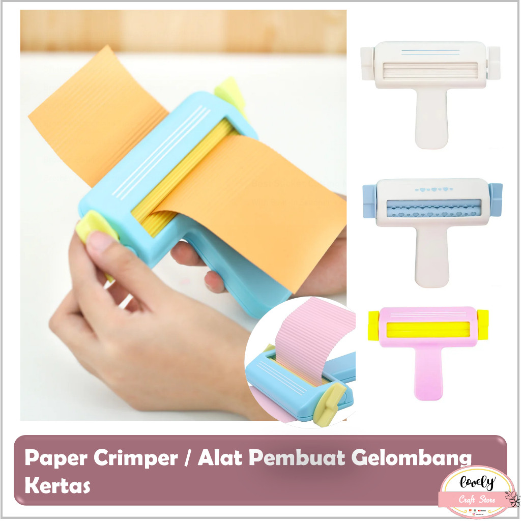 

LovelyCraft D07 Paper Crimper Alat Pembuat Gelombang Kertas Paper Wave Shaper Quilling Tool Paper