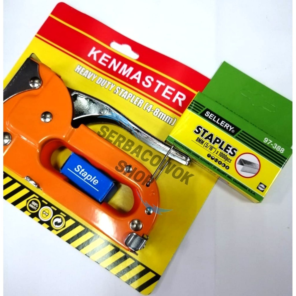 

Paket Isi Tacker Stapler Dan Mesin Staples Jok Stapler Tangan 4 - 8 Mm Term