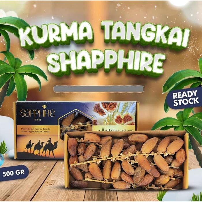 

BisaInstan- KURMA TANGKAI 500gr Korma Deglet Nour Algeria Mirip Palm Frutt Branch