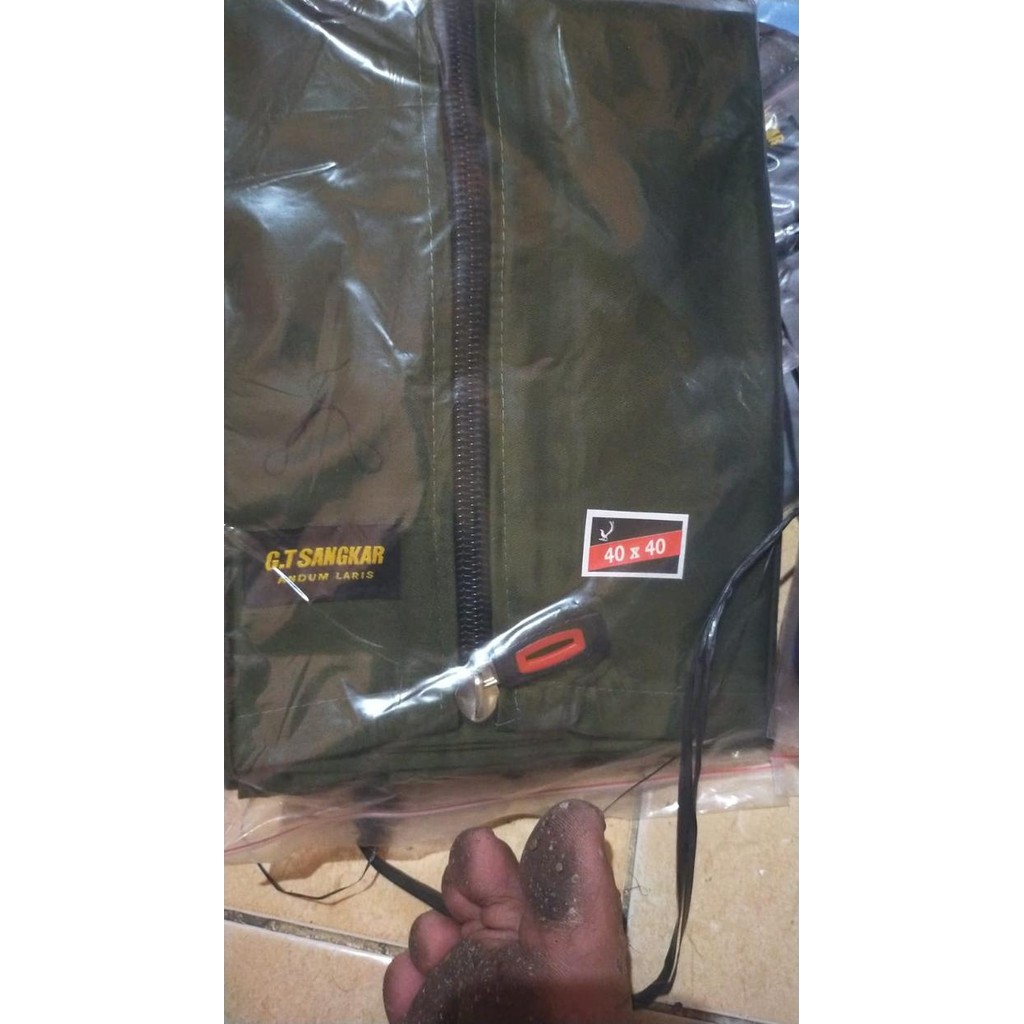 BOOM SALE KERODONG KRODONG KAIN DRIL 40X40 SANGKAR KOSAN DENGAN RESLETING TEBAL