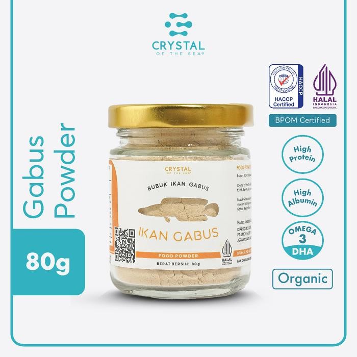 

BisaInstan- Gabus Food Powder 80g/Bubuk Ikan Gabus / Kaldu MPASI / Tinggi Albumin