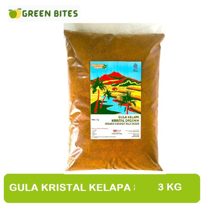 

BisaInstan- Gula Kelapa Kristal Organik 3 kg