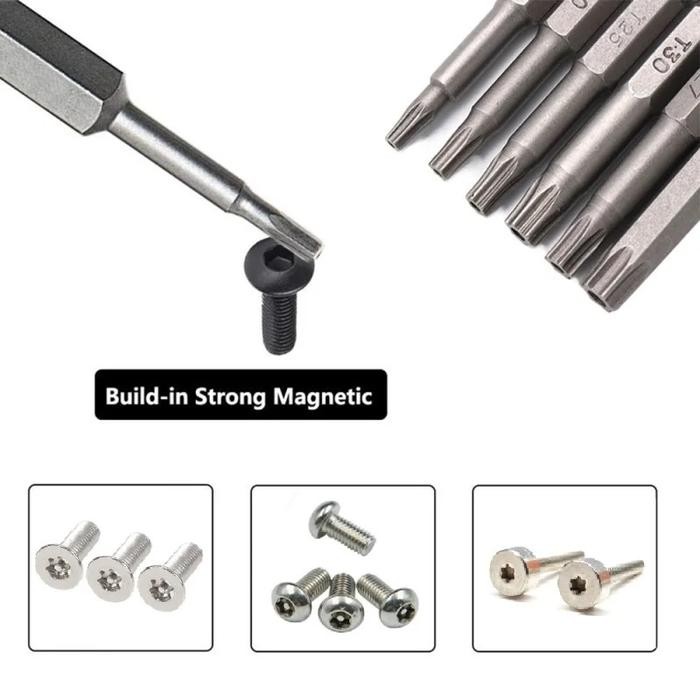MIRAI - Mata Obeng Bor Kunci L Hex Key Plus Minus Bintang Set Screwdriver Bits