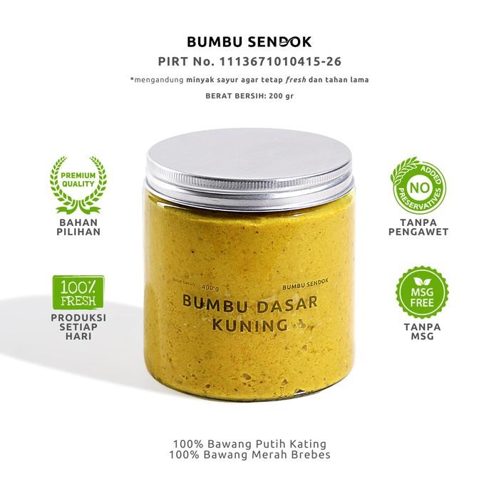 

BisaInstan- BUMBU SENDOK Bumbu Dasar Kuning 400g