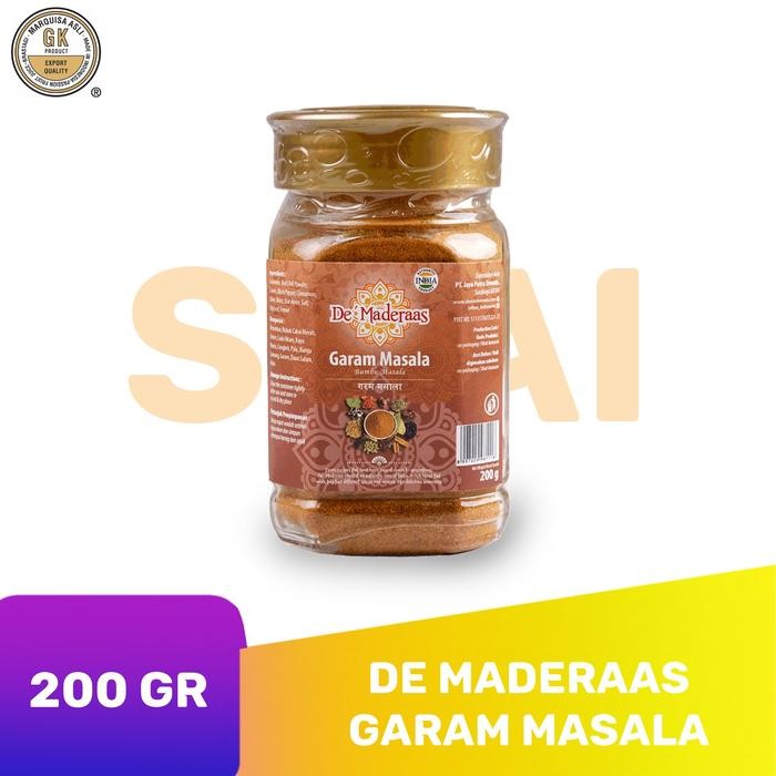 

BisaInstan- De Maderaas Garam Masala / Bubuk Kari / Bumbu Kari 200 gram