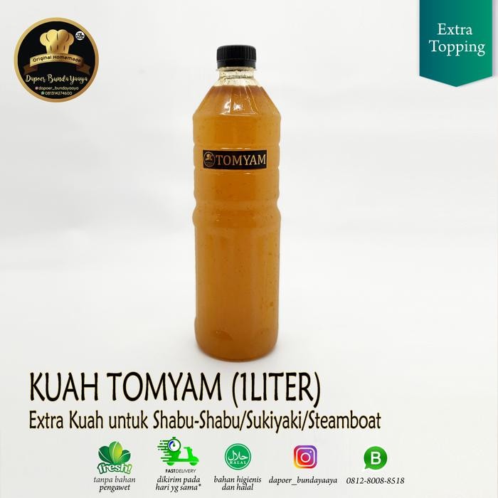 

Kirim,HariYgSama- Kuah Shabu Shabu Tomyam 1 Liter