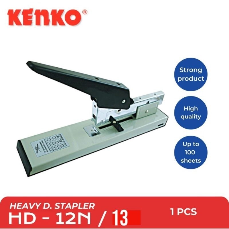 

Stapler Kenko HD 12N / 13 Heavy Duty Mesin Jilid Buku