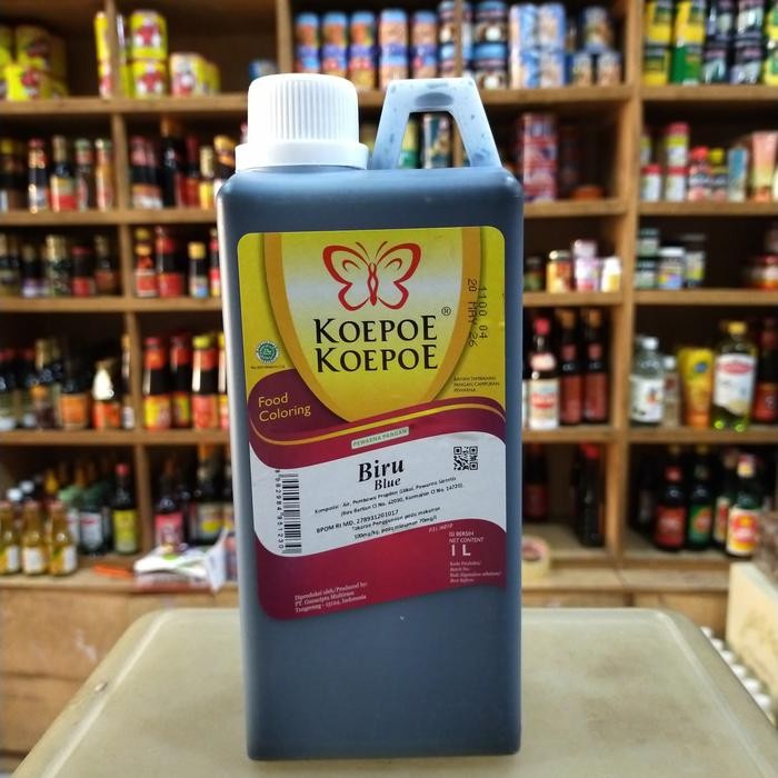 

BisaInstan- Pewarna Koepoe Koepoe Biru 1liter
