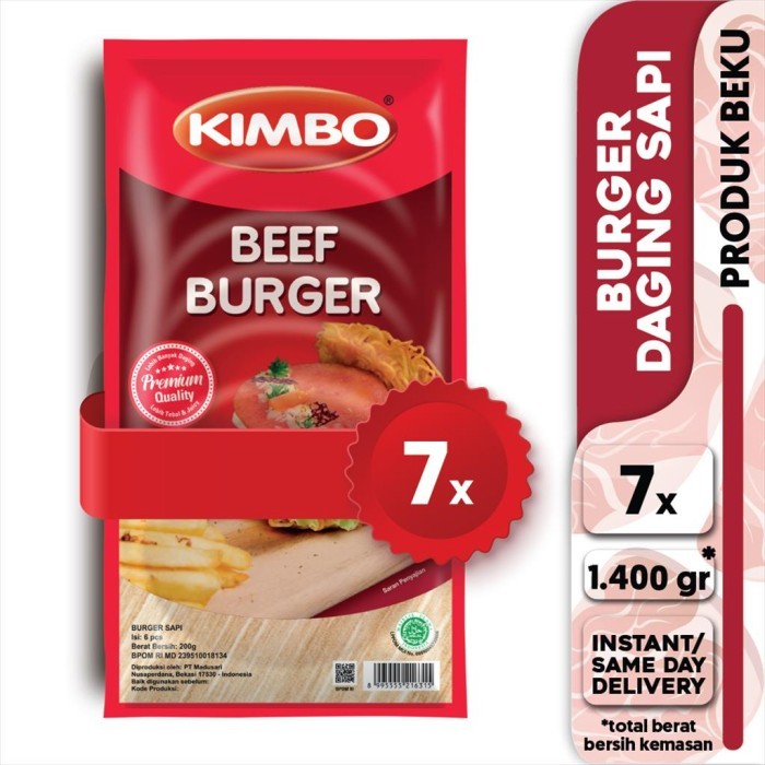 

Kirim,HariYgSama- KIMBO Burger Sapi Istimewa6 7x