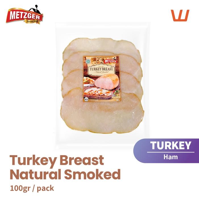 

Kirim,HariYgSama- Turkey Breast Natural Smoked Sliced 100gr Metzger