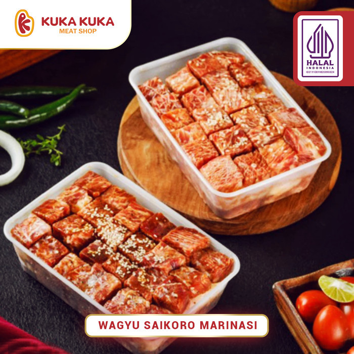

Kirim,HariYgSama- Wagyu Saikoro Cubes Beef Marinated / Bumbu Premium Taste 500 GR - HALAL