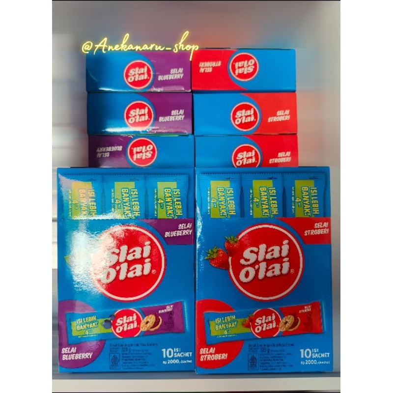 

Roma Biskuit Slai O'lai ( 1 Box / 10 Sachet )