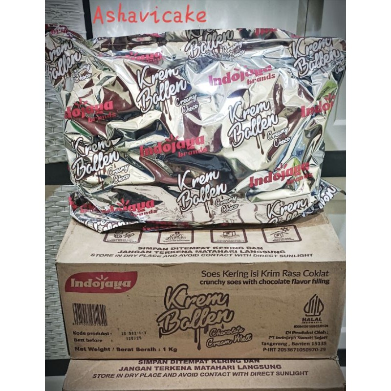

Soes cokelat Kering Krem Ballen Kemasan 1Kg