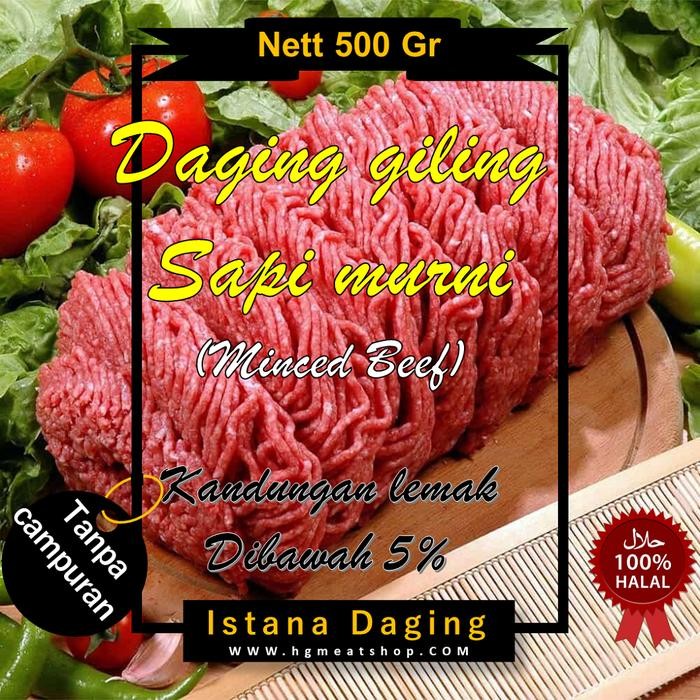 

Kirim,HariYgSama- Daging giling sapi 500gr murni daging, tanpa campuran serbuk