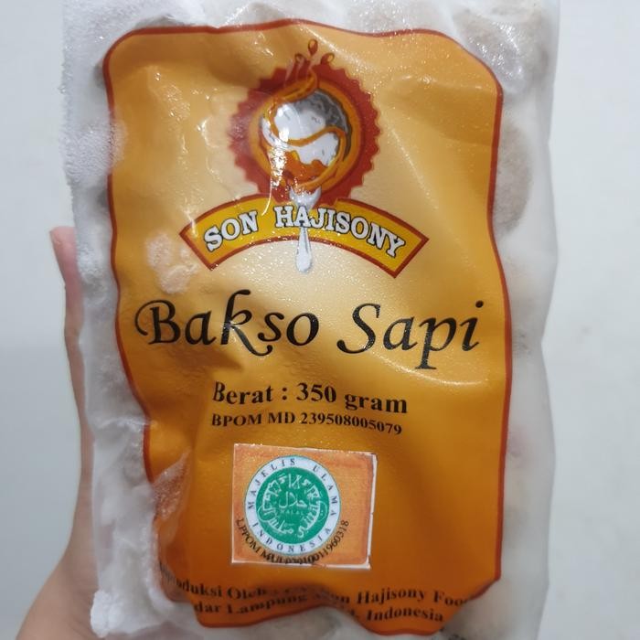 

Kirim,HariYgSama- Bakso Son Haji Sony Lampung (Dengan Bumbu) - Ukuran Kecil 350 gr