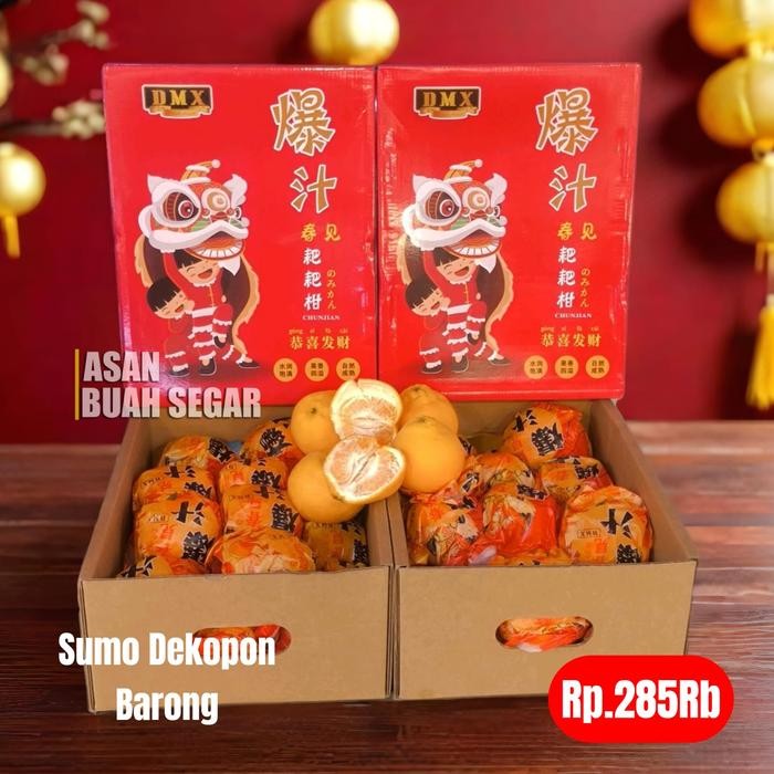 

Kirim,HariYgSama- buah jeruk ponkan taiwan sumo dekopon manis imlek gift pack
