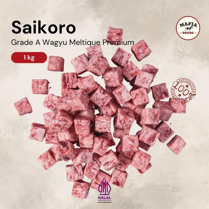 

Kirim,HariYgSama- Saikoro Beef Meltique Premium 1 kg