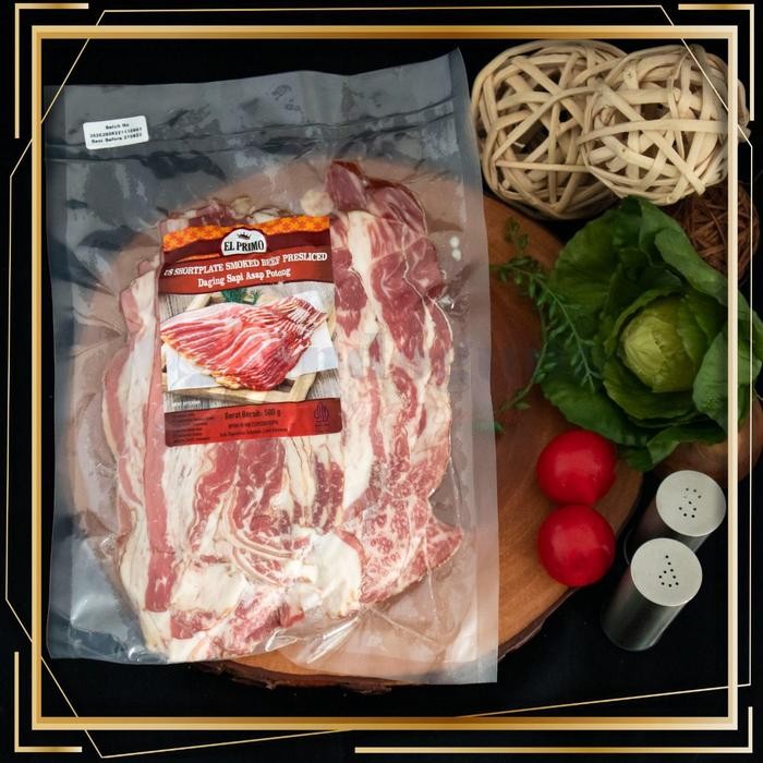 

Kirim,HariYgSama- Daging Sapi Asap Shortplate-US Smoked Beef Shortplate El Primo 500gram