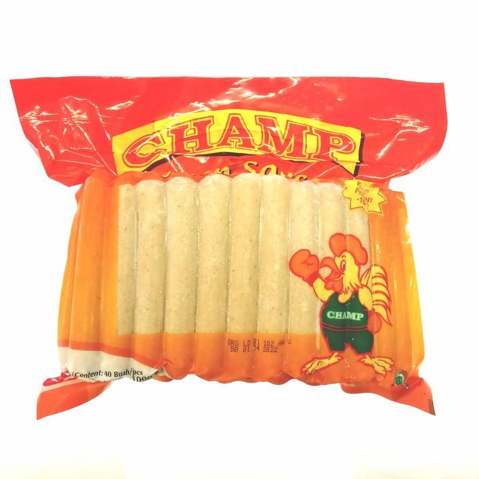 

Kirim,HariYgSama- sosis ayam champ 1 kg 40 pcs