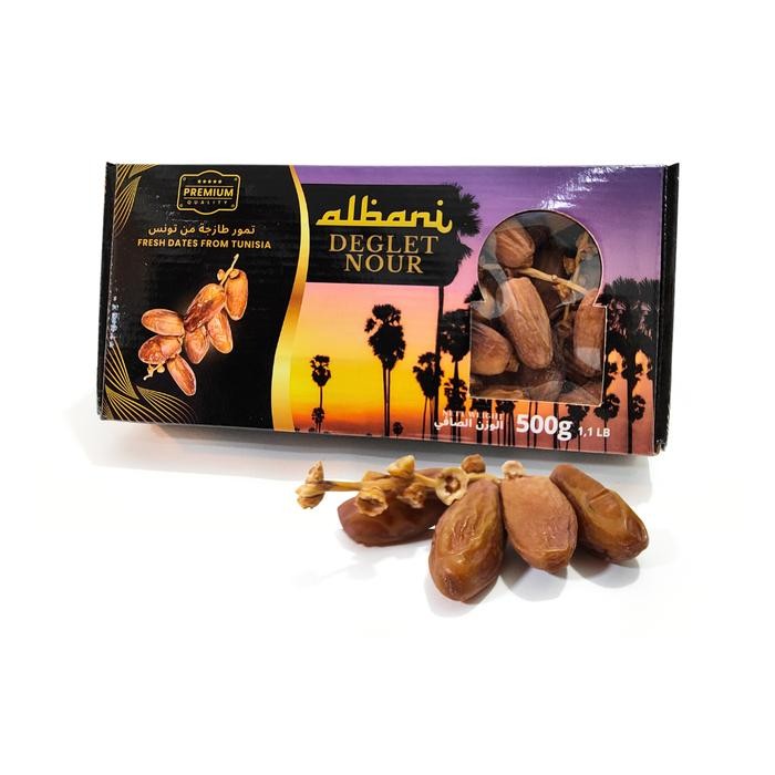 

Kirim,HariYgSama- Kurma Tangkai Albani 500gr Tunisia Deglet Nour Dates