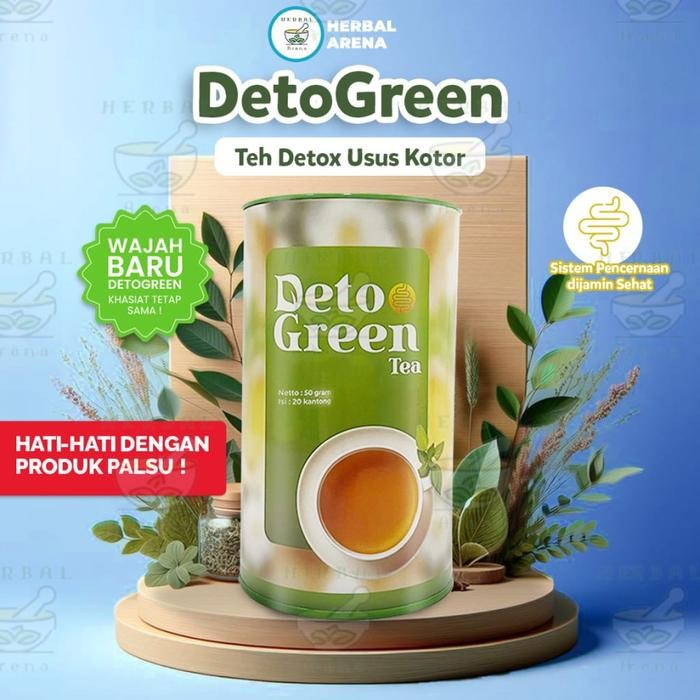 

Terlaris- Teh Herbal Detogreen Pembersih Sistem Pencernaan 20 Bags