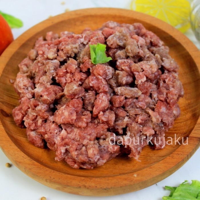 

Kirim,HariYgSama- Daging sapi giling premium, nyaris tanpa lemak( hanya 10%), Termurah