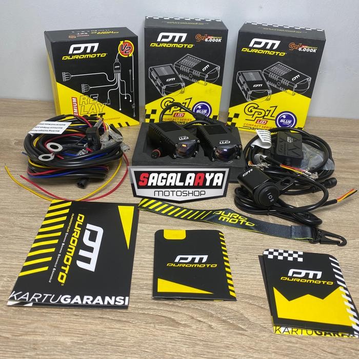 JT READY DUROMOTO GP1 + SAKLAR + RELAYSET DUROMOTO ORIGINAL DUROMOTO
