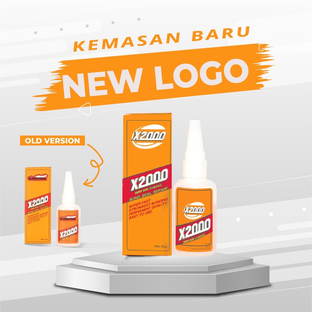 

[Beli 1 gratis 1] Lem X2 super perekat pada banyak bahan, agen adhesi yang baik (50ml)