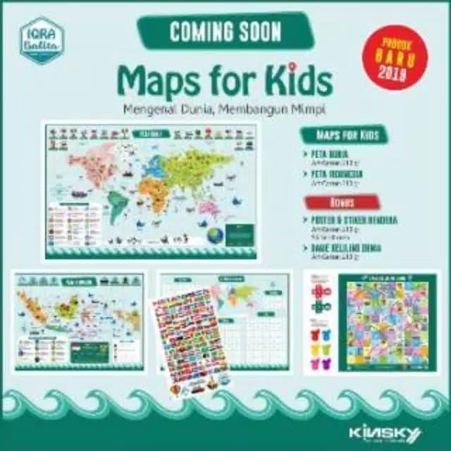 peta dunia anak maps for kids iqra balita