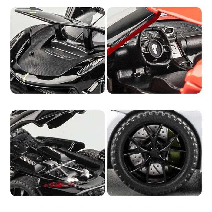 Future Toys - Miniatur Koenigsegg Jesko Sport Car Mainan Koleksi Skala 1:32